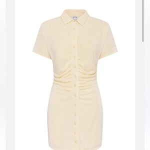 With Jean, Alexa Mini Dress in Buttercream